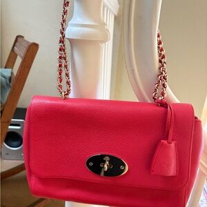 Mulberry Lily Scarlet Red Leather Bag